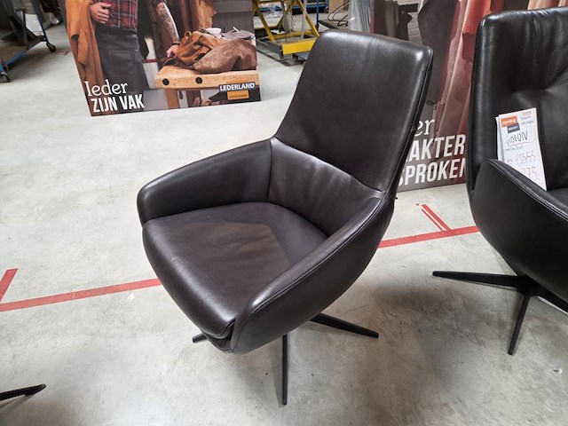 1 lederen draaifauteuil gibson - afbeelding 4 van  6