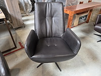 1 lederen draaifauteuil gideon - afbeelding 1 van  4