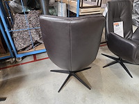 1 lederen draaifauteuil gideon - afbeelding 3 van  5