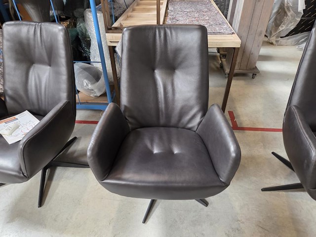 1 lederen draaifauteuil gideon - afbeelding 1 van  5