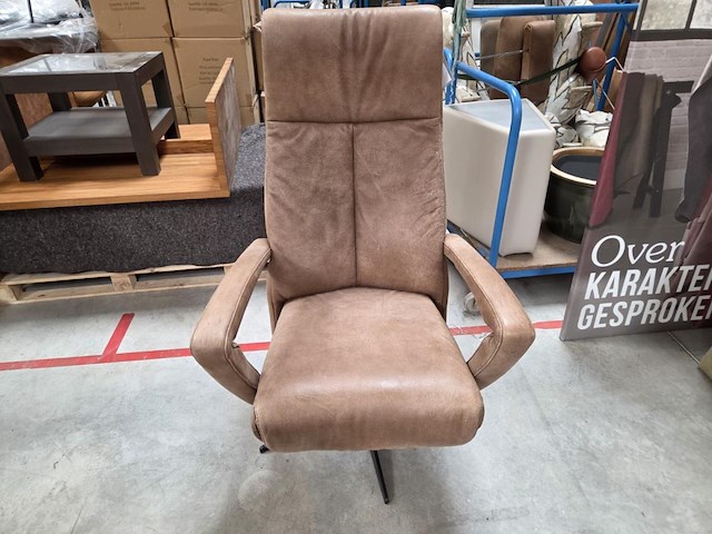 1 lederen elektrische draaifauteuil tigo - afbeelding 1 van  7