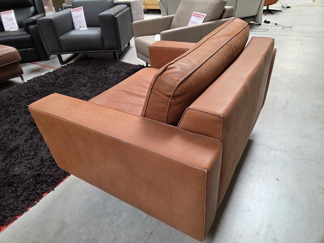 1 lederen loveseat aryan - afbeelding 4 van  6