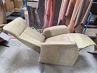 1 lederen manuele relaxfauteuil thijmen - afbeelding 4 van  5