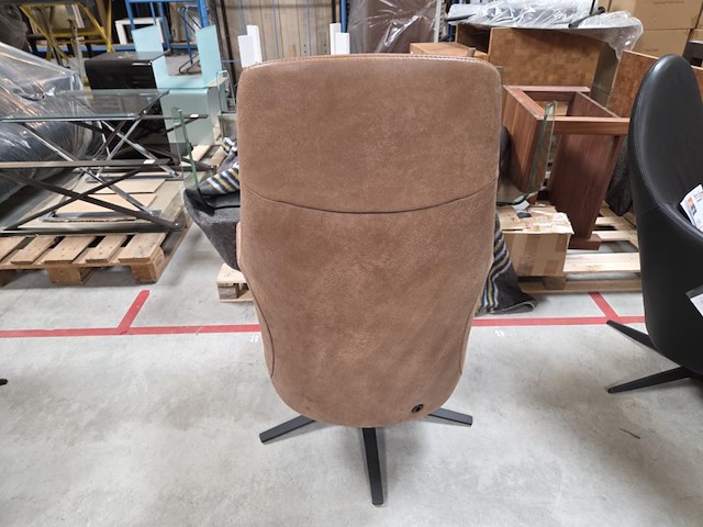 1 lederen relaxfauteuil tyson met lendesteun - afbeelding 3 van  9
