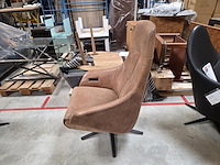 1 lederen relaxfauteuil tyson met lendesteun - afbeelding 4 van  9