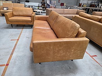 1 lederen salon set abel - afbeelding 3 van  9