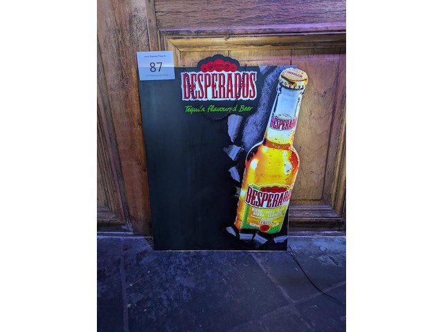1 lichtreclame desperados - afbeelding 1 van  1