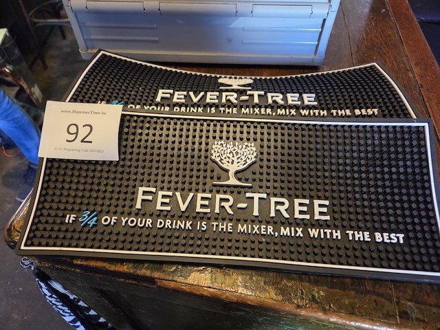 1 lot afdruipmatjes fever-tree - afbeelding 1 van  3