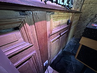 1 lot antieke houten lambriseringspanelen - afbeelding 1 van  3