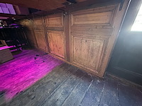 1 lot antieke houten lambriseringspanelen - afbeelding 3 van  3