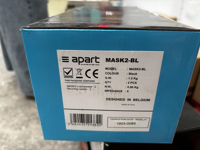 1 lot apart mask2-bl luidsprekers - afbeelding 5 van  5