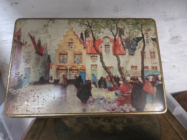 1 lot blikken dozen in 2 bakken - afbeelding 4 van  4