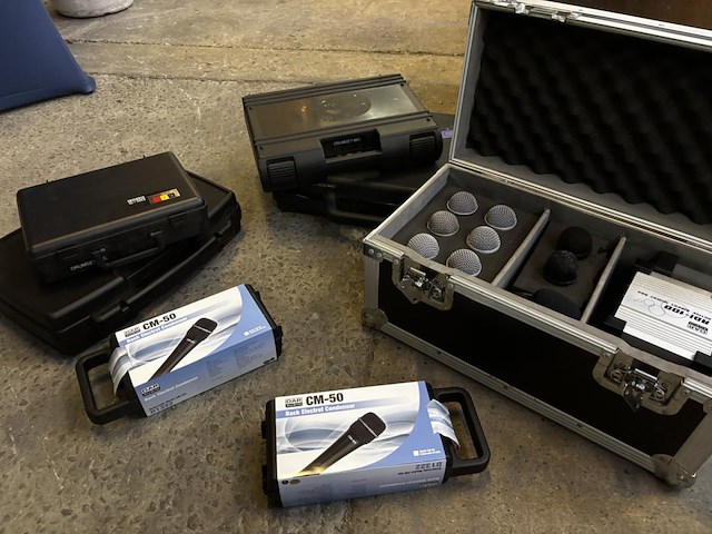 1 lot div microfoons - afbeelding 1 van  9