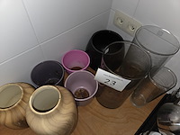 1 lot div vazen en bloempotten - afbeelding 2 van  3