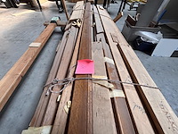 1 lot houten deurlijsten en div deurbeslag - afbeelding 3 van  4