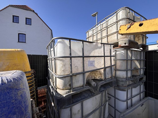 1 lot metalen opslagbakken en ibc opslagcontainers - afbeelding 2 van  4