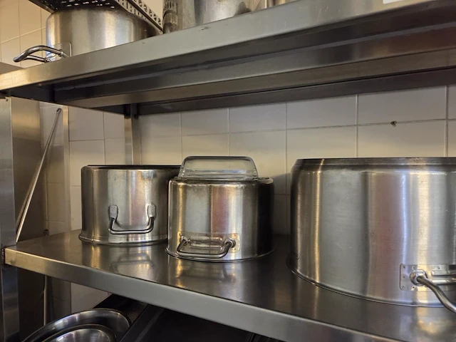 1 lot potten en pannen, rvs kookgerei - afbeelding 12 van  22