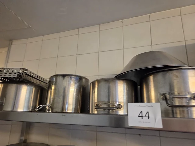 1 lot potten en pannen, rvs kookgerei - afbeelding 16 van  22