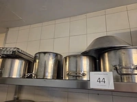 1 lot potten en pannen, rvs kookgerei - afbeelding 16 van  22
