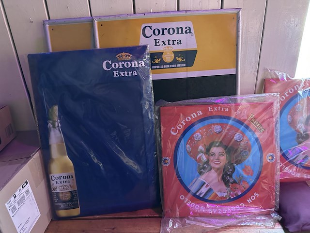 1 lot promomateriaal corona - afbeelding 4 van  5