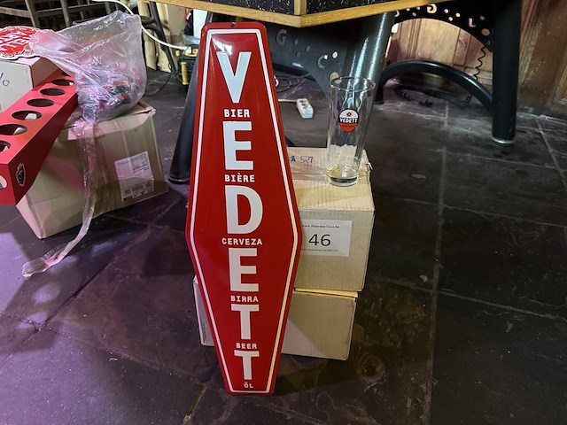 1 lot promomateriaal vedett - afbeelding 1 van  1