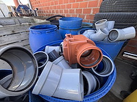 1 lot pvc buizen en koppelstukken - afbeelding 3 van  5