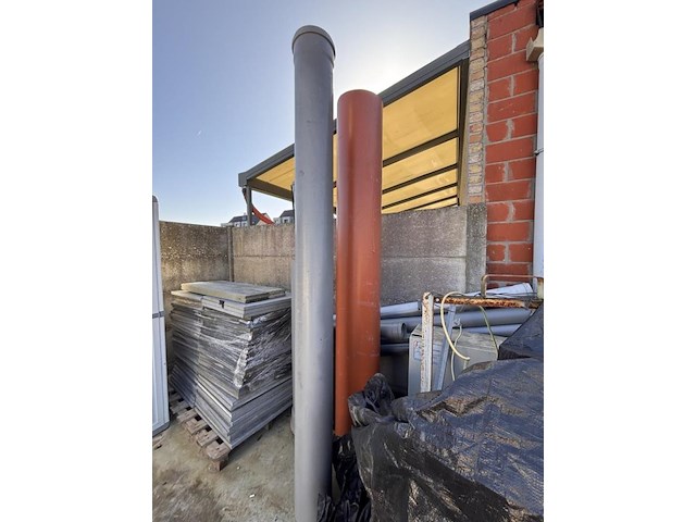 1 lot pvc buizen en koppelstukken - afbeelding 5 van  5