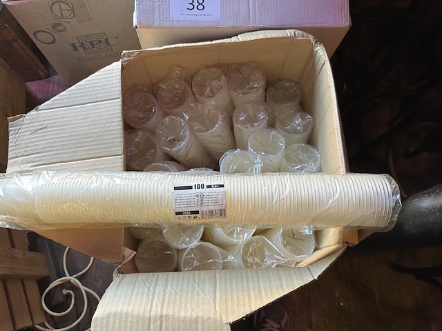 1 lot wegwerp bekers, glazen ea - afbeelding 1 van  4