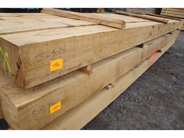 1 m³ eiken balken 200x200 - afbeelding 2 van  4
