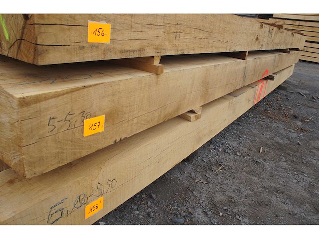 1 m³ eiken balken 200x200 - afbeelding 2 van  4