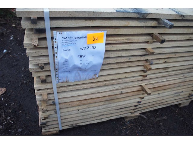 1 m³ eiken planken 22mm - afbeelding 3 van  3