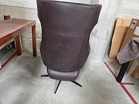 1 manuele lederen relax armstoel toorop - afbeelding 4 van  8