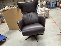 1 manuele lederen relax armstoel toorop - afbeelding 2 van  6