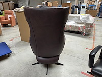 1 manuele lederen relax armstoel toorop - afbeelding 4 van  6