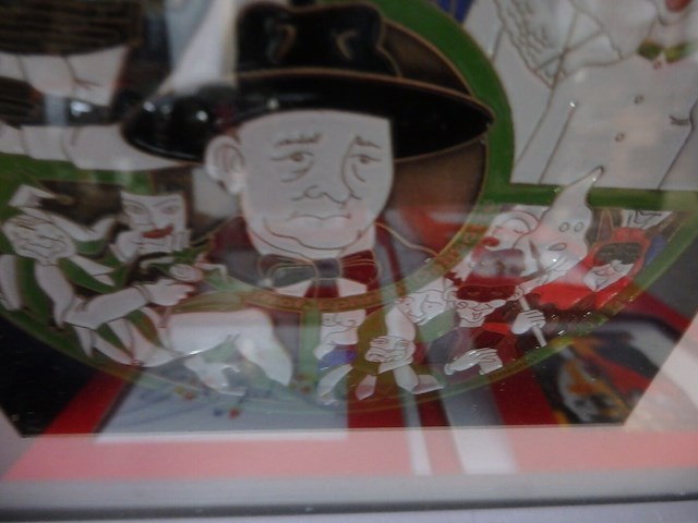 1 medaille in kader - afbeelding 2 van  2