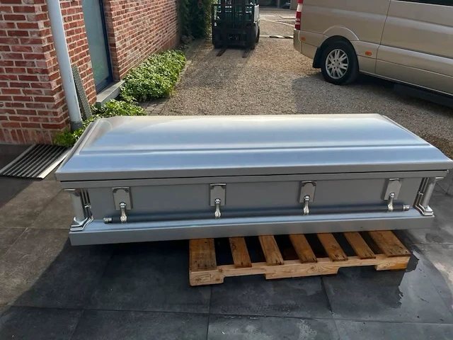 1 metalen doodskist, 🎃geschikt voor halloween🎃 - afbeelding 3 van  5
