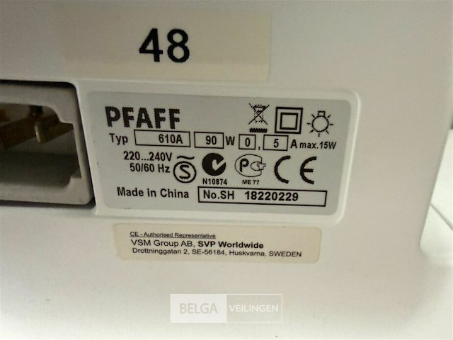 1 naaimachine pfaff - afbeelding 4 van  6