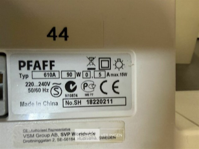 1 naaimachine pfaff - afbeelding 4 van  4