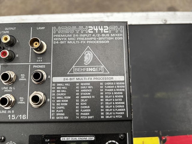 1 pa mengtafel behringer xenyx2442fx - afbeelding 2 van  4