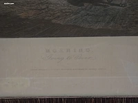 1 paar 19e-eeuwse handgekleurde jagtgravures... - afbeelding 4 van  5