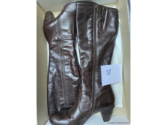 1 paar airstep donker bruin leer, maat 39 - afbeelding 2 van  2