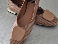 1 paar angel alarcon donker beige, maat 40 - afbeelding 1 van  2