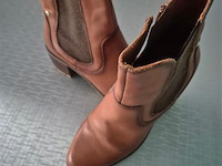 1 paar bibi mou camel daim, maat 40 - afbeelding 1 van  2