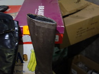 1 paar bruine lederen laarzen - maat 36 - afbeelding 1 van  1