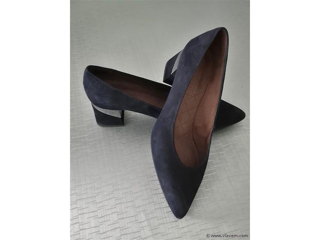 1 paar hispanitas blauw dain, maat 40 - afbeelding 1 van  3