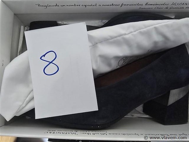 1 paar hispanitas blauw dain, maat 40 - afbeelding 2 van  3