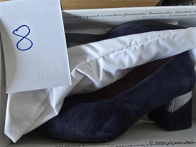 1 paar hispanitas blauw dain, maat 40 - afbeelding 3 van  3