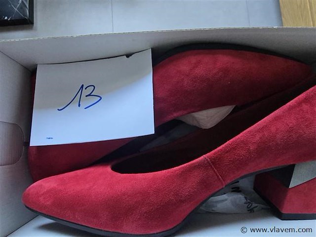 1 paar hispanitas rood, maat 40 - afbeelding 2 van  3