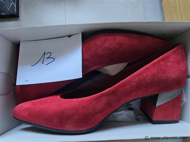 1 paar hispanitas rood, maat 40 - afbeelding 3 van  3