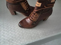 1 paar picolinos enkellaars bruin leder, maat 40 - afbeelding 1 van  2